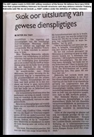 Afrikaner war veterans excluded from ANC War Veterans Act pensions