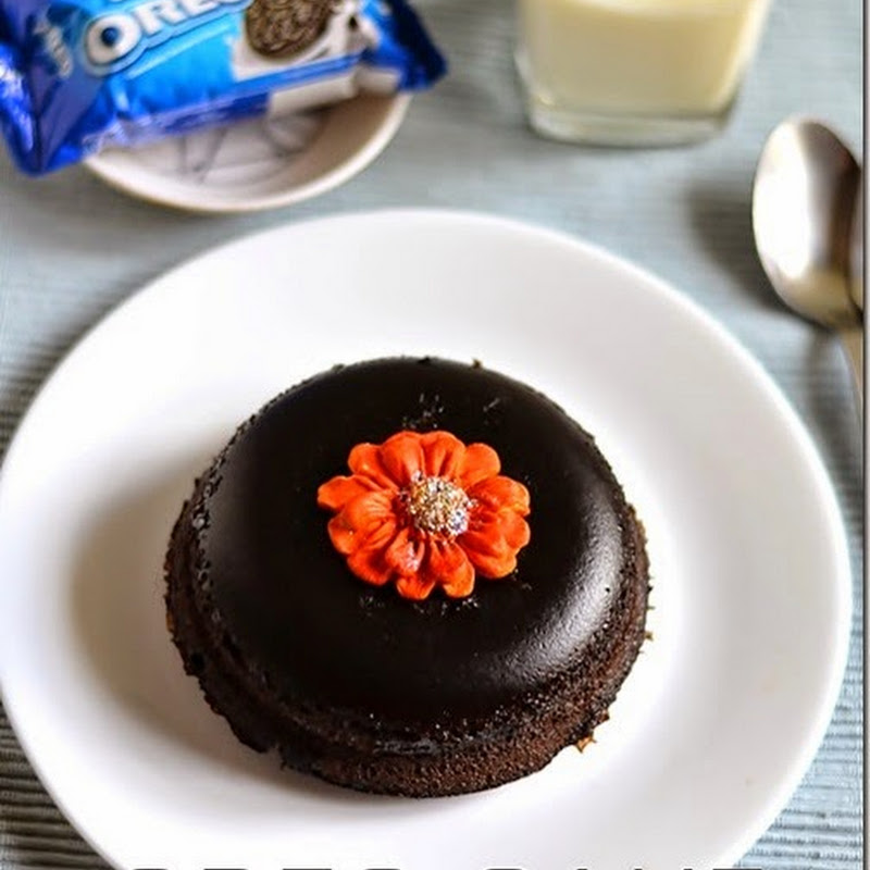 5 MINUTES MICROWAVE EGGLESS OREO BISCUIT CAKE RECIPE | Chitra's Food Book