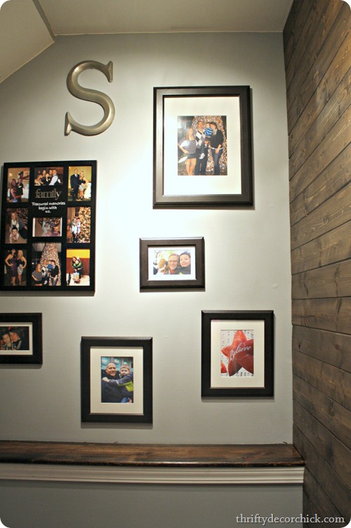 matching frames gallery wall