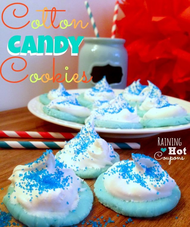 cotton candy cookies