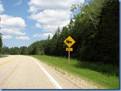 2169 Manitoba Hwy 10 North Riding Mountain National Park - moose warning sign