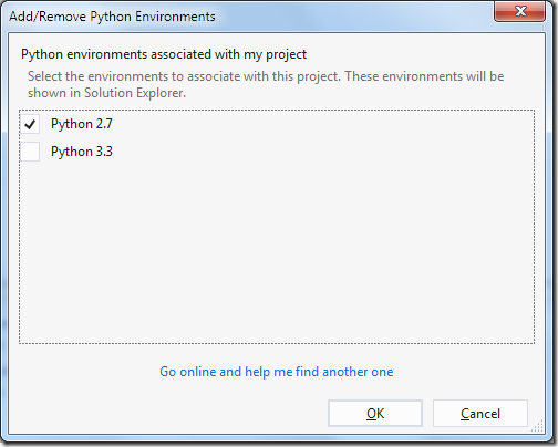 Select-Python-DJango-Environment-Visual-Studio