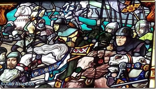 Batalla de las Navas - Vidriera de Roncesvalles
