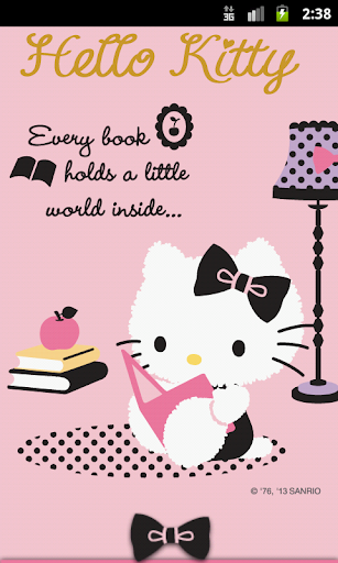 Hello Kitty Reading Book Theme