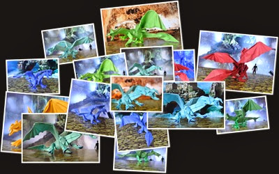 View Origami Dragons