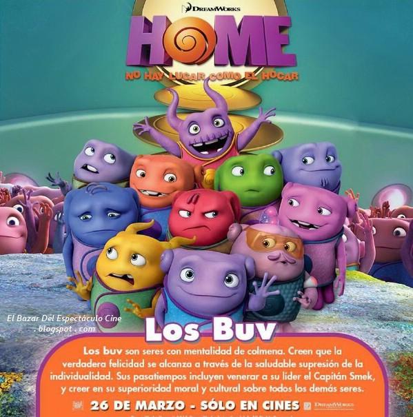 * Home Poster latino, fecha de estreno Argentina, afiche