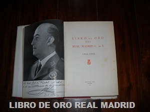 LIBRO ORO REAL MADRID