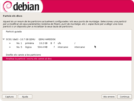 debian installer