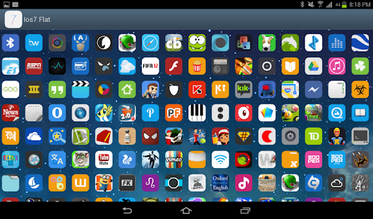 Ios7 Flat (APEX NOVA GO THEME) v1.1.0 