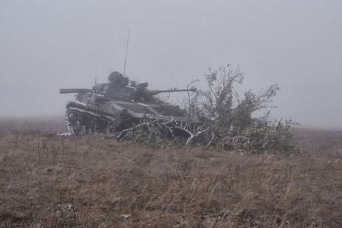 Военнослужащие украинской армии во время учений