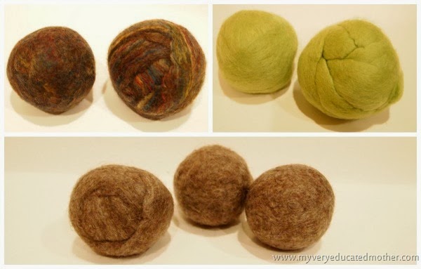 Differences in Wool Roving Wrapping #DIY #recycledcraft #giftidea #greenliving