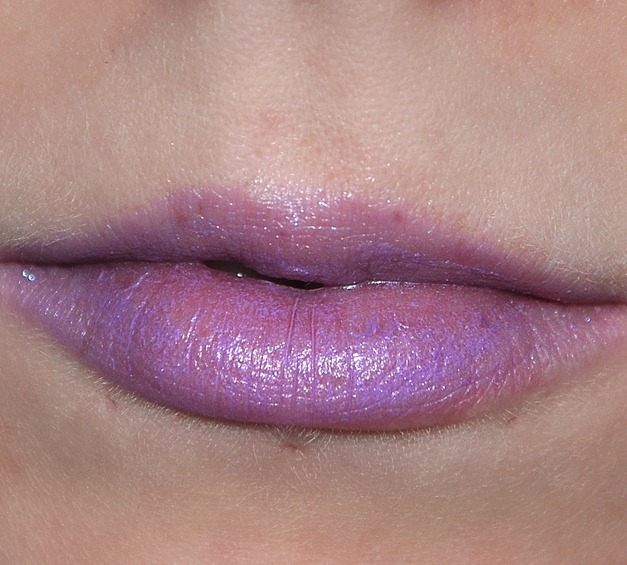 Shiro Cosmetics intertube leeroy jenkins lipbalm lipstick lipstain purple lilac beauty makeup indie warcraft geekery swatch 2