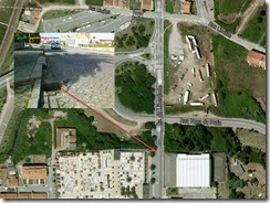 Falta uma Tampa sarjeta Rua 20 perto cemitério mapa