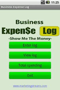 Business Expense Log