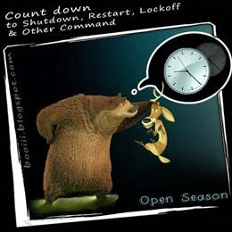 Set the time to Shutdown, Restart, Lock off & Other Command(Command DOS)