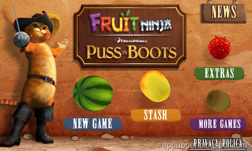 Free Download Fruit Ninja Puss in Boots All Version Android Game (APK)
