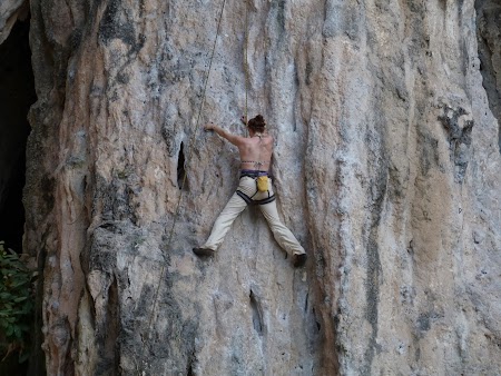 Climbing in Railay