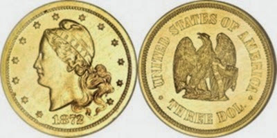 1872 $3 Amazonian