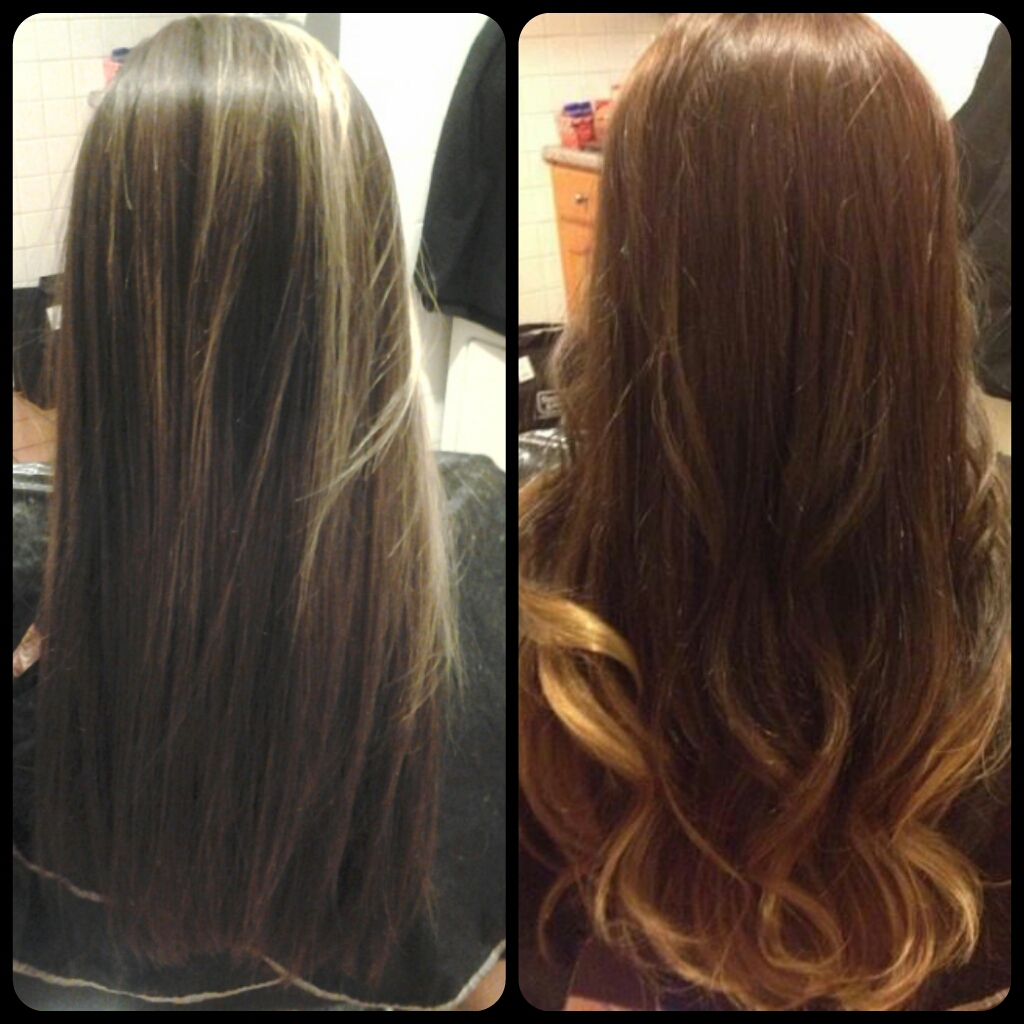 Healthy Hair Is Beautiful Hair Before And After Medium Brown