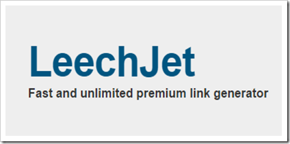 LeechJet Premium Link Generator