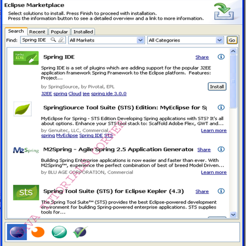 How to install Spring IDE in Eclipse