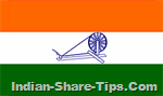 Fifth national flag with charkha