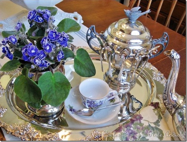 CONFESSIONS OF A PLATE ADDICT Using Vintage Silver in Country French Décor