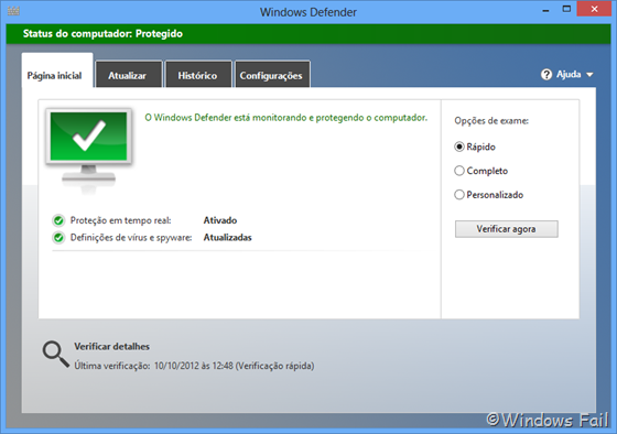 Windows Defender: novo antivírus do Windows 8