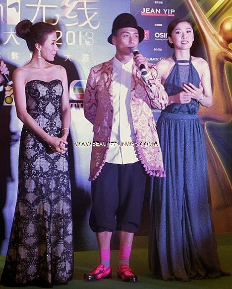 STARHUB TVB AWARDS 2013 Niki Chow A Change of Heart Bosco Wong My Favourite TVB On Screen Couple award Hong Kong Celebrities in Singapore Marina Bay Sands Green Carpet 