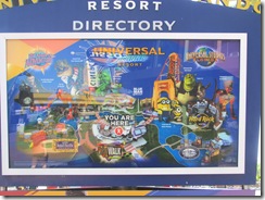 Florida 2013 Universal park directory