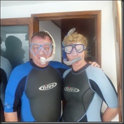Snorkelling Steve & Karen