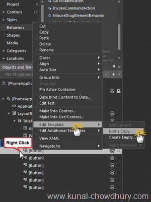 3. Editing Button Template