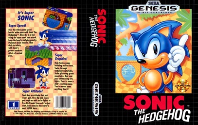 Sonic The Hedgehog NA art