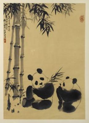 wu-zuoren-deux-pandas-sous-les-bambous-mc-9478