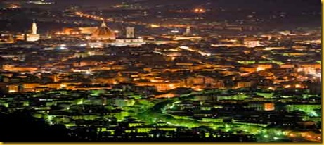 Firenze Vista da Fiesole di Notte