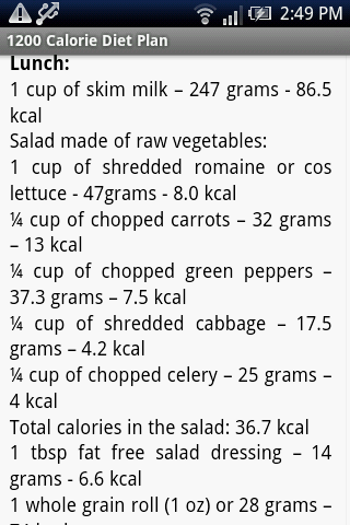 1200 Calories A Day Diet Review