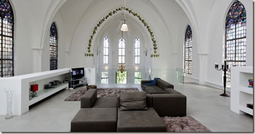 Gothic-Church-Turned-into-White-Contemporary-Home-in-2009-Livingroom-800x421
