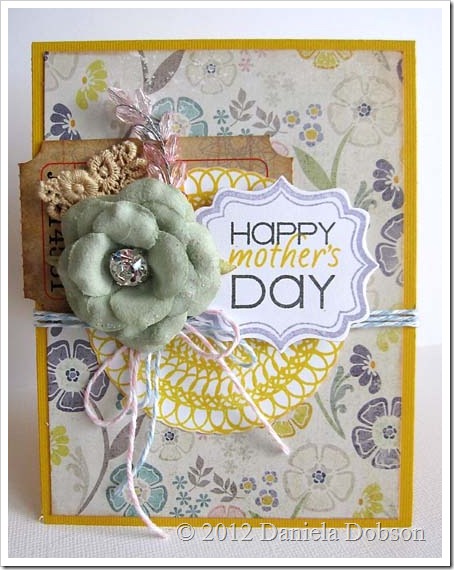 Daniela Dobson Happy Mother's Day card Clearsnap Flluid Chalk Ink Pigment Ink Stamps of Life (1)