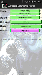 Surfboard Volume Calculator poster 5