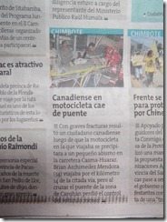 Correo Newspaper clip