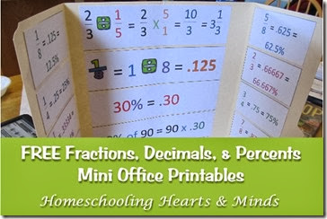 Fractions, Decimals, and Percents Mini-Office