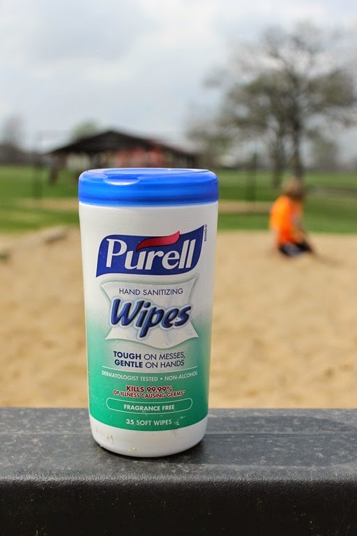 purell wipes at the park