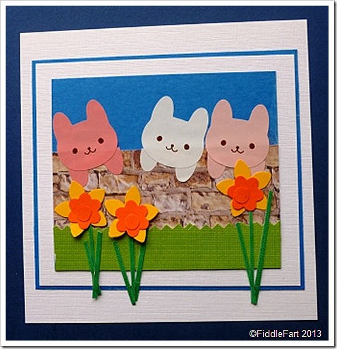 Easter Rabbit Card - WholePort stickers