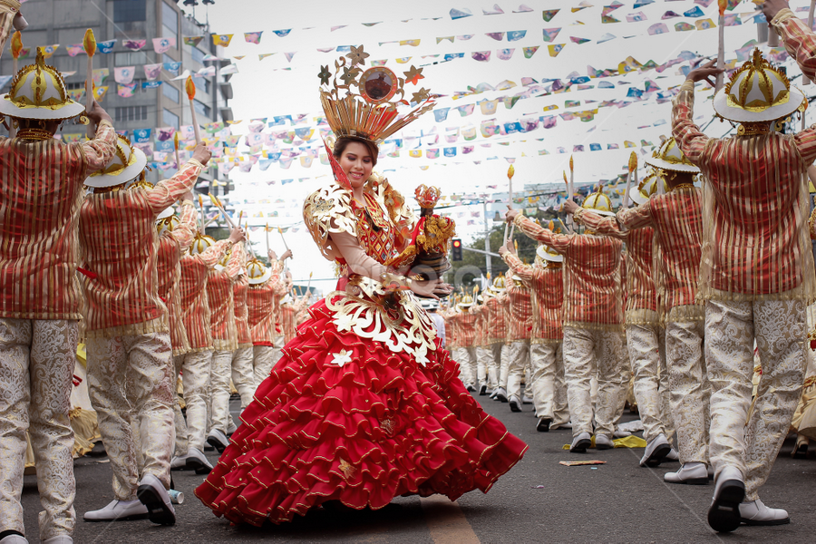 Sinulog Festival, Cebu Philippines by Dennis Sebios - People Musicians & Entertainers