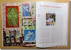 The Hand of the Maker, by Marjorie L. Russell, American Quilter Magazine