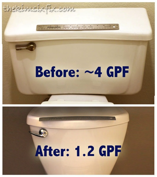 Replacing low flow toilet