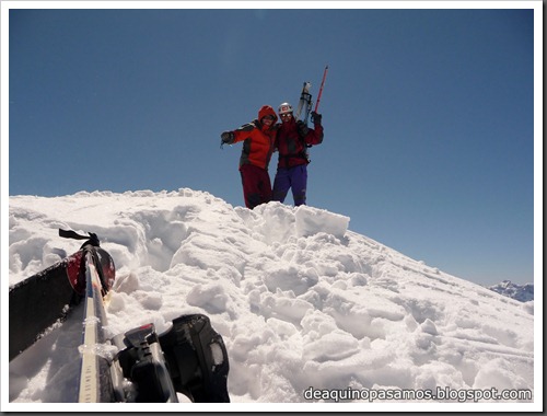 Arista NO y Descenso Cara Oeste con esquís (Pico de Arriel 2822m, Arremoulit, Pirineos) (Omar) 0787