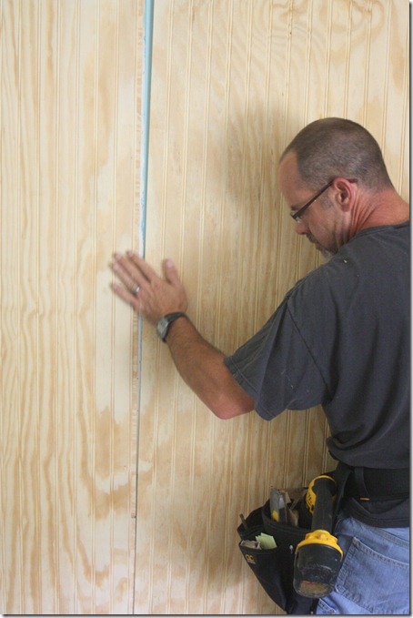 installing ply bead board to walls