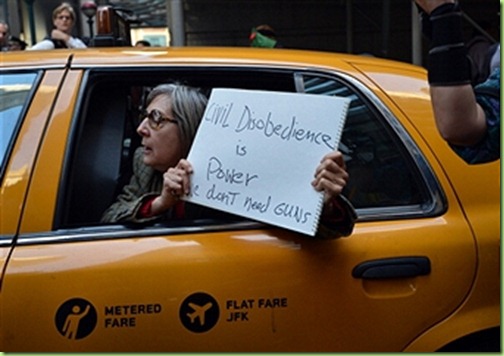 occupier in a cab