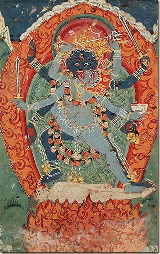 Kali Bhairava hinduismo infierno ateismo